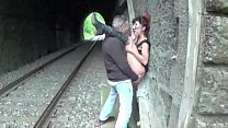 best car italian slut fucked at the station swallows cum best