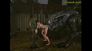 best 3d hardcore animation alien xenomorph fucking best