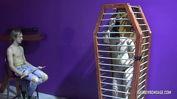 best multiple badboybondage young dom locks up skinny sub and him to jerk off best