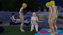 best stuck sakura fucked by the clones of naruto gangbang in front of husband s cuckold best