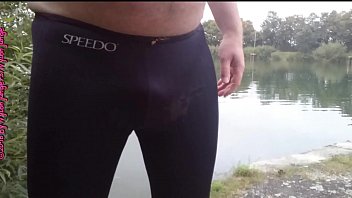 best okura speedo urinating at the canal outdoor fun best