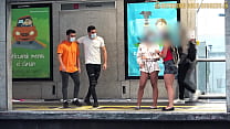 best it meeting two hot ass babes at bus stop ends in incredible foursome back home best