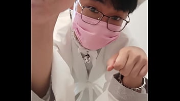 best asian hanfu sissy femboy twink cosplay with white socks best