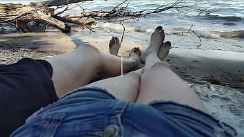 best well kinky hikers beach blowjob and cumming on tits at lake erie sarina havok and robin coffins best