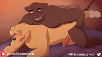 best dogão being fucked by panther animation by zcik best