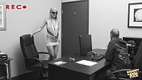 best up milf anita blue has a deepthroat interview with chris in his office and studio best