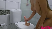 best naughty girl gets excited in the shower and ends up sitting on the gg dildo until she cums deliciously best