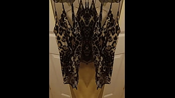 best mirranuz 64 dp masturbate leopard skin leotard snap crotch limp cock fuck anuz with foreskin penis dildo and10inch best