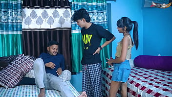 best desi virgin girl hardcore fuck with her two firends when she was alone at home full movie hindi audio best