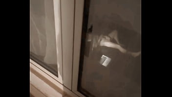 best spying flatmate jerking off from the street window best